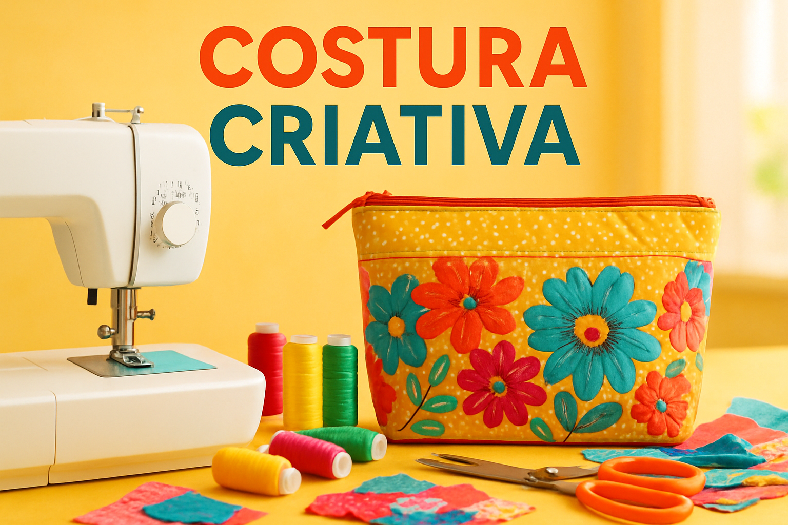 Costura Criativa: Sua Primeira Necessaire do Zero